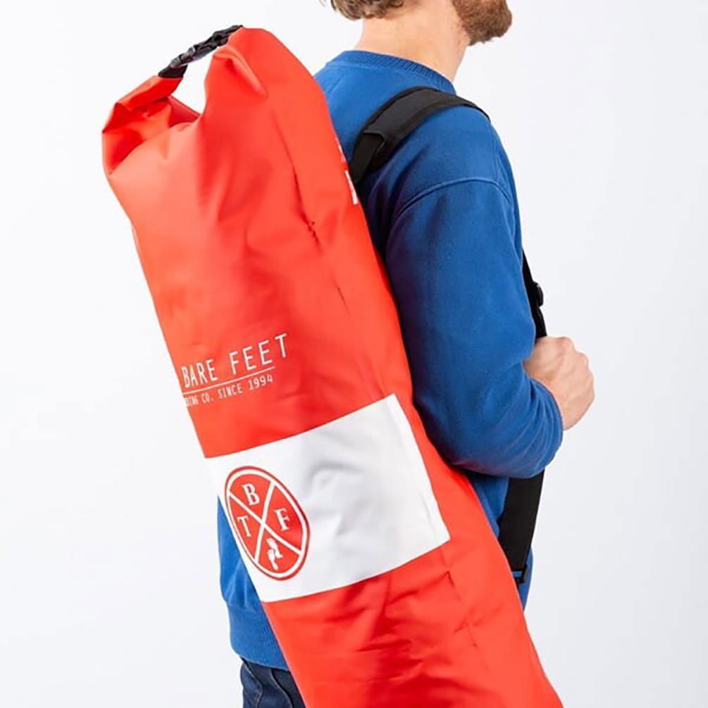Two Bare Feet 90L Waterproof Dry Bag / Bodyboard Carry Bag - Red Extra Image 2